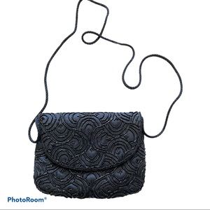 Hand beaded evening bag